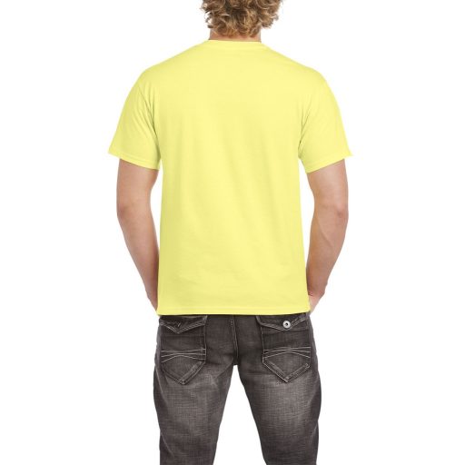 Gildan GI5000 unisex kereknyakú rövid ujjú póló - cornsilk szín