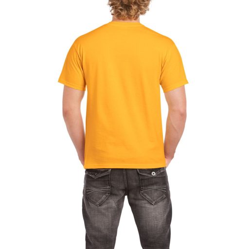 Gildan GI5000 unisex kereknyakú rövid ujjú póló - gold szín