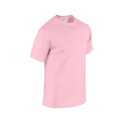 Gildan GI5000 unisex kereknyakú rövid ujjú póló - light pink szín