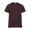 Gildan GI5000 unisex kereknyakú rövid ujjú póló - russet szín