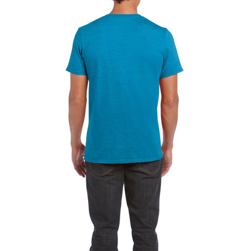 Gildan GI64000 unisex kereknyakú rövid ujjú póló - antique sapphire szín
