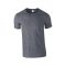 Gildan GI64000 unisex kereknyakú rövid ujjú póló - dark heather szín