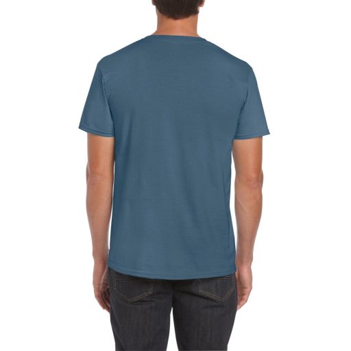 Gildan GI64000 unisex kereknyakú rövid ujjú póló - indigo blue szín