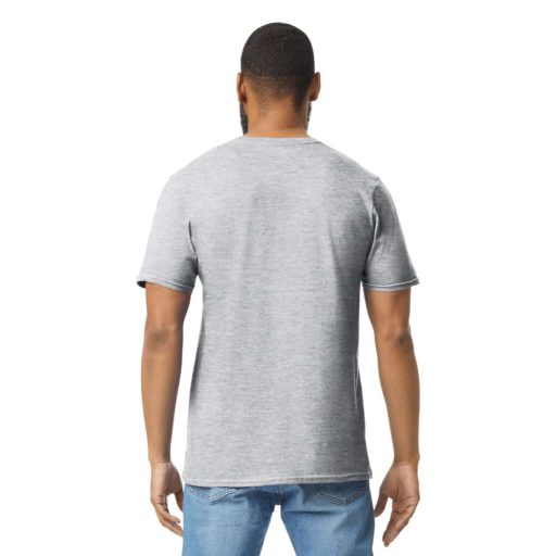 Gildan GI64000 unisex kereknyakú rövid ujjú póló - rs sport grey szín