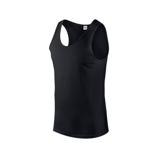 Gildan GI64200 pamut férfi atléta - black szín