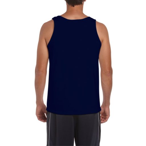 Gildan GI64200 pamut férfi atléta - navy szín