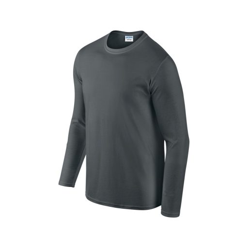 Gildan GI64400 hosszú ujjú unisex póló - charcoal szín