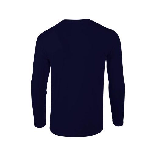 Gildan GI64400 hosszú ujjú unisex póló - navy szín
