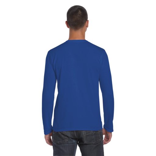 Gildan GI64400 hosszú ujjú unisex póló - royal szín