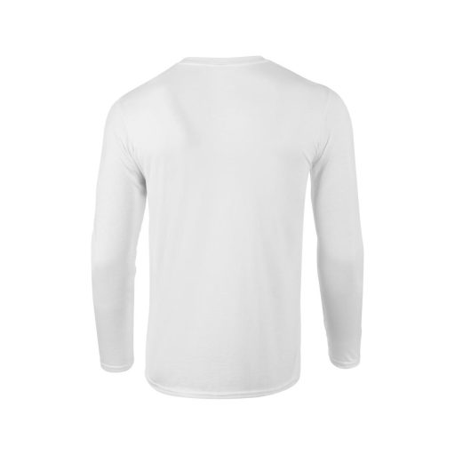 Gildan GI64400 hosszú ujjú unisex póló - white szín