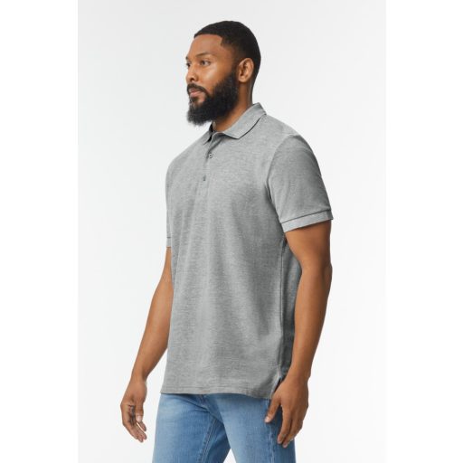 Gildan GI85800 unisex galléros pique pamut póló