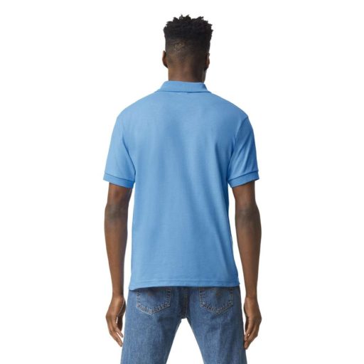 Gildan GI8800 unisex kevertszálú galléros póló - carolina blue szín