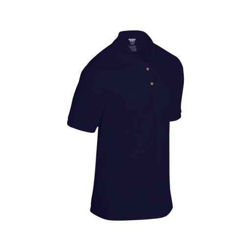 Gildan GI8800 unisex kevertszálú galléros póló - navy szín