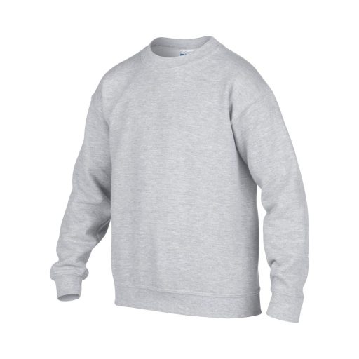 Gildan GIB18000 kevertszálú gyerek pulóver - sport grey szín
