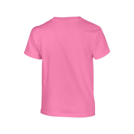 Gildan GIB5000 rövid ujjú pamut gyerek póló - azalea szín