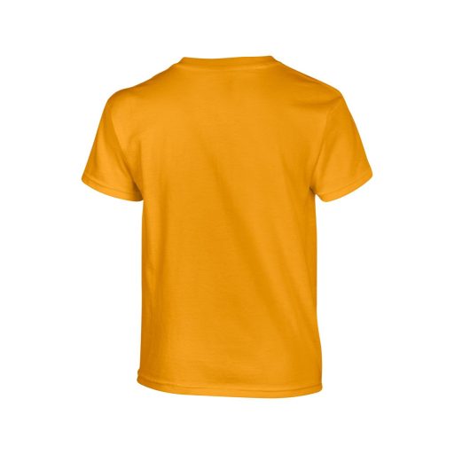 Gildan GIB5000 rövid ujjú pamut gyerek póló - gold szín