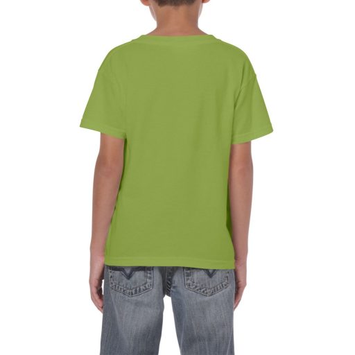 Gildan GIB5000 rövid ujjú pamut gyerek póló - kiwi szín