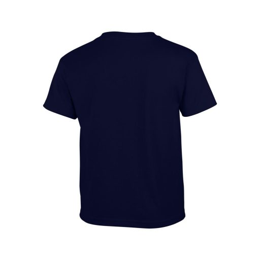 Gildan GIB5000 rövid ujjú pamut gyerek póló - navy szín