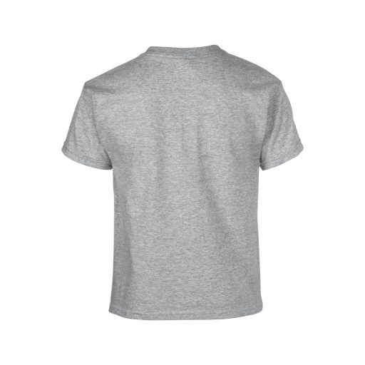 Gildan GIB5000 rövid ujjú pamut gyerek póló - sport grey szín