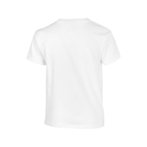 Gildan GIB5000 rövid ujjú pamut gyerek póló - white szín