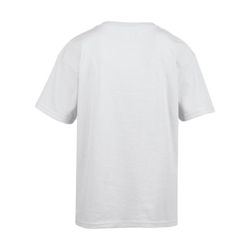 Gildan GIB64000 rövid ujjú pamut gyerek póló - white szín