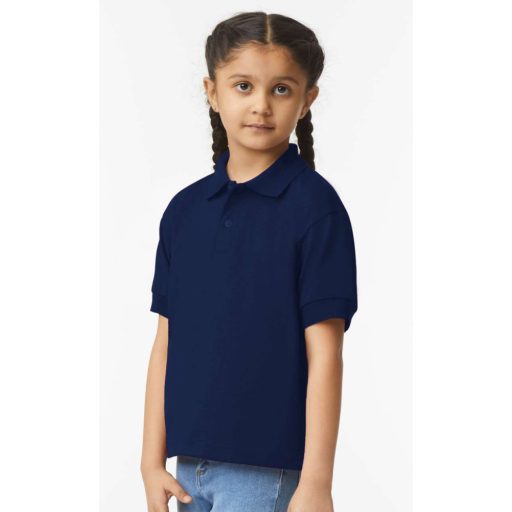 Gildan GIB8800 rövid ujjú galléros gyerek póló