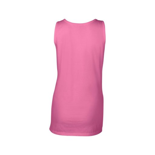 Gildan GIL64200 testhez álló női pamut trikó - azalea szín
