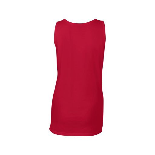 Gildan GIL64200 testhez álló női pamut trikó - cherry red szín