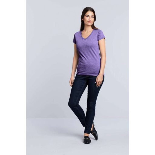 Gildan GIL64V00 női V-nyakú pamut póló