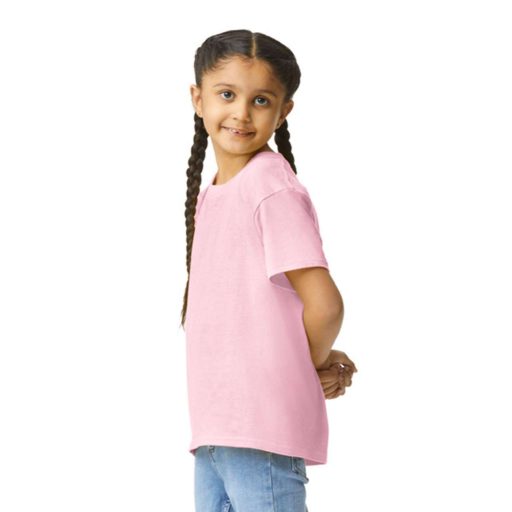 Gildan GIB3000 pamut gyerek póló - light pink szín