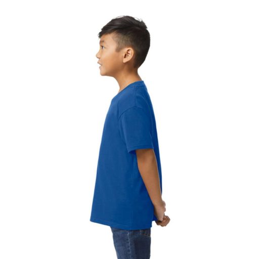 Gildan GIB65000 rövid ujjú pamut gyerek póló - royal szín
