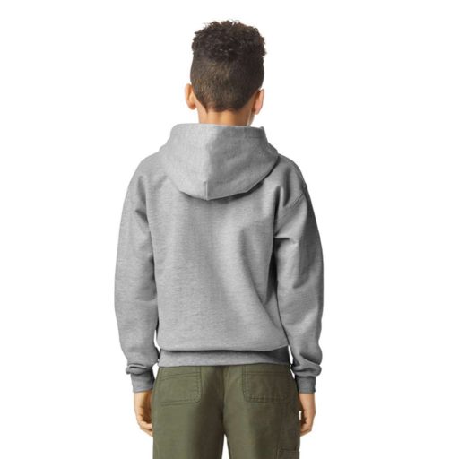 Gildan GIBSF500 kapucnis gyerek pulóver - rs sport grey szín