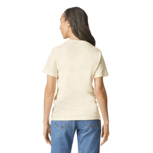 Gildan GIH000 unisex felnőtt pamut póló - off white szín