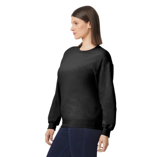 Gildan GISF000 kevertszálú unisex pulóver - black szín