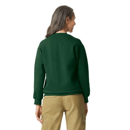 Gildan GISF000 kevertszálú unisex pulóver - forest green szín