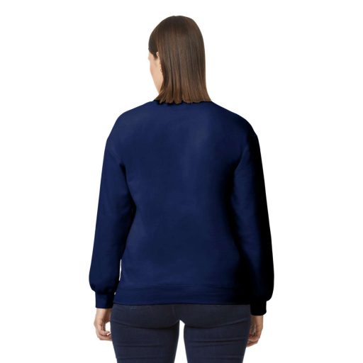 Gildan GISF000 kevertszálú unisex pulóver - navy szín
