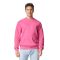 Gildan GISF000 kevertszálú unisex pulóver - pink lemonade szín