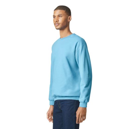 Gildan GISF000 kevertszálú unisex pulóver - sky szín