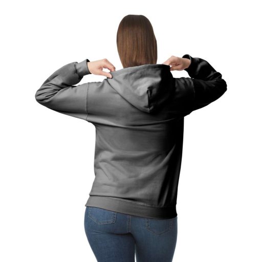 Gildan GISF500 kevertszálú unisex kapucnis pulóver - charcoal szín