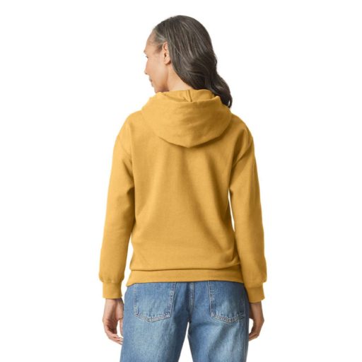 Gildan GISF500 kevertszálú unisex kapucnis pulóver - mustard szín