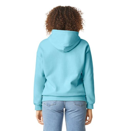 Gildan GISF500 kevertszálú unisex kapucnis pulóver - sky szín