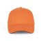 K-UP KP011 Orlando 6 paneles baseball sapka - orange zest/dark grey színben