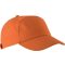 K-UP KP013 Bahia 7 paneles baseball sapka - orange színben