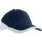 K-UP KP045 Racing kéttónusú 6 paneles baseball sapka - navy/white színben