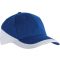 K-UP KP045 Racing kéttónusú 6 paneles baseball sapka - royal blue/white színben
