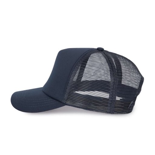 K-UP KP111 5 paneles kamionos mesh baseball sapka - navy színben