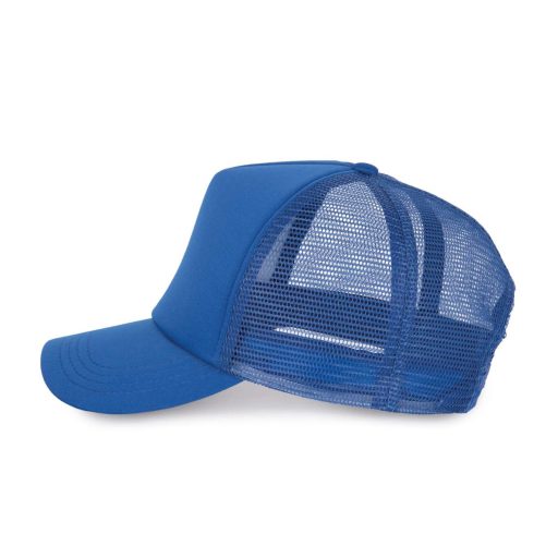 K-UP KP111 5 paneles kamionos mesh baseball sapka - royal blue színben