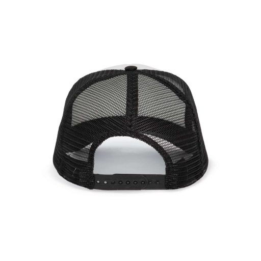 K-UP KP111 5 paneles kamionos mesh baseball sapka - white/black színben