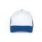 K-UP KP111 5 paneles kamionos mesh baseball sapka - white/royal blue színben