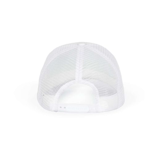 K-UP KP111 5 paneles kamionos mesh baseball sapka - white színben